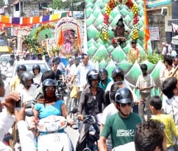 procession was jammed in Doon