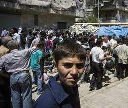 snipers killing children in aleppo  