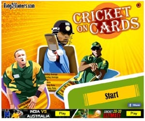 cricket on cards