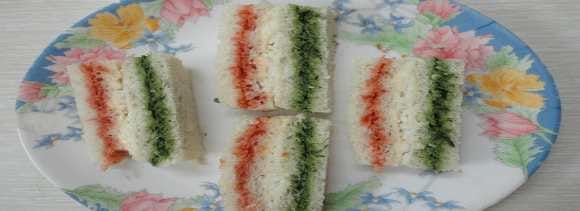 tri colour recipe