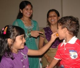 raksha bandhan celebration in baal vanita ashram