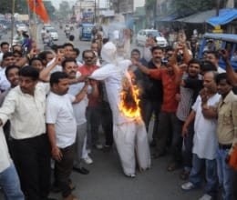 effigy burn
