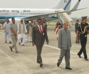 President's helicopter Implicated in bad weather