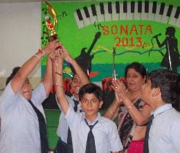 dance and singing compitition in city