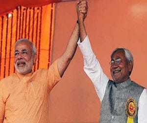 Nitish kumar slams narendra modi on issue terrorism issue