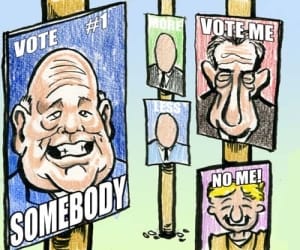 u will be punnised if Official posters on hoardings