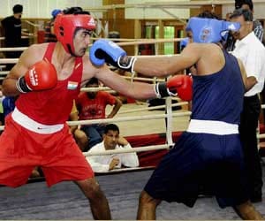 vijender and nanao in indian boxing team