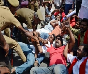 People ready to face trouble