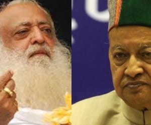 Chief Minister Virbhadra Singh CM Lee pinch, Third Eye Open Asaram