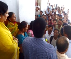 Angry villagers laid siege to the tourism minister amrita rawat