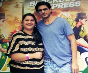 shuchi meets with shahrikh khan