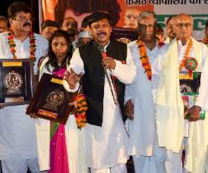 businessman protest against government 