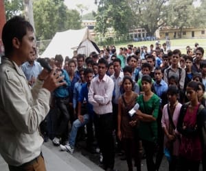 student union election in dbs dehradun