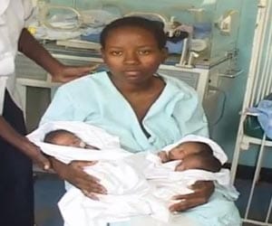 girl gives birth to triplets 