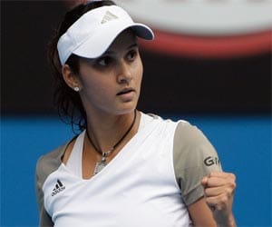 sania mirza stroms in australian open last 4