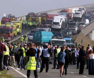 35 peoples saved in accident