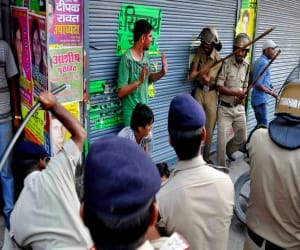 police stopped protest against SSP