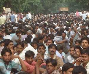 protest against bsp leader murder