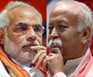 Modi and rss would be in conflict talks by walter andersen