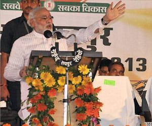 modi speech from lalkila