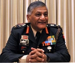 BJP support of former army chief General VK Singh 