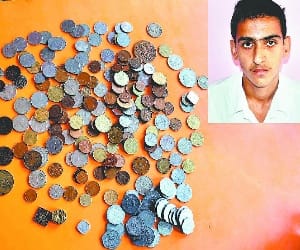 Passion made ??a hobby of collecting historic coins