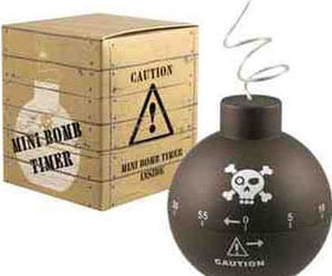 Gifts sent on time bomb