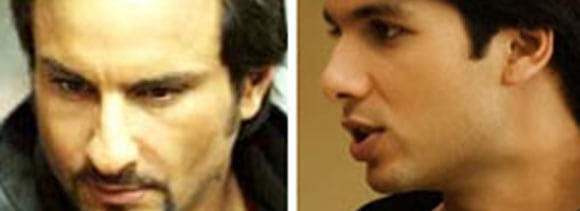 no shahid kapoor vs saif ali khan