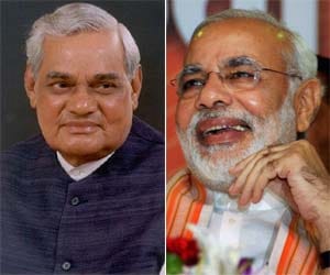 bjp compare narendra modi and atal bihari vajpayee