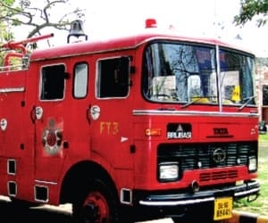 fire mockdrill at cms gomtinagar