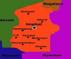 eight killed in bomb blast in labourers camp in manipur