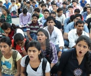 students get angry on lack of public transport