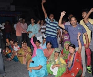 rajesh sharma murder case police arrests 100 people