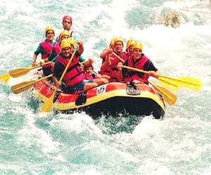 River Rafting Starting in the Ganga