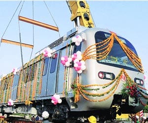 In train accident one women injured