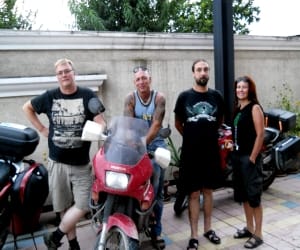Reached by bike from Sweden to India