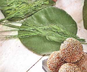 importance of kush and til in shradh