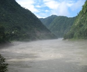 Ganga descended into the raft