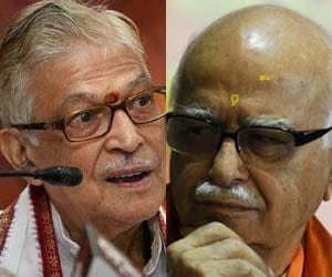BJP puzzle over Advani-Joshi 