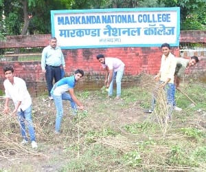 MC Employees cleaning MLA's House