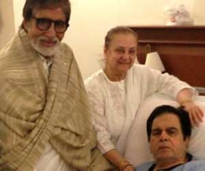 amitabh bachchan meet dilip kumar