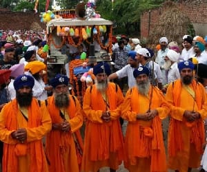 On occasion of Baisakhi Today Nagar Kirtan