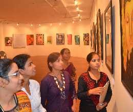 exhibition at lalit kala academy