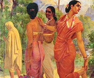 grooming hand of Kalidas