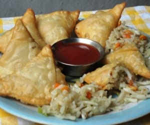 samosa create problem among two group, one woman died