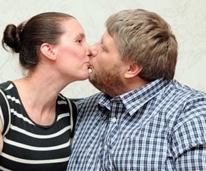 Rare condition stopped me kissing my wife 