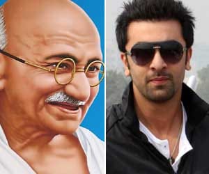 ranbir kapoor, beshram mahtma gndhi