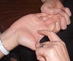 palmistry lucky sign in hand