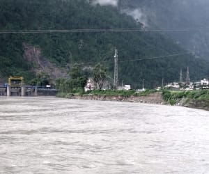 facing the threat of flooding in Uttarkashi