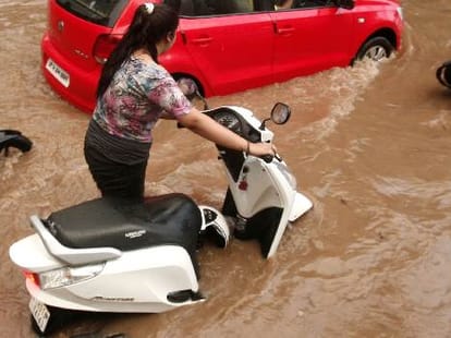 after rain power cut, Water logging and trouble